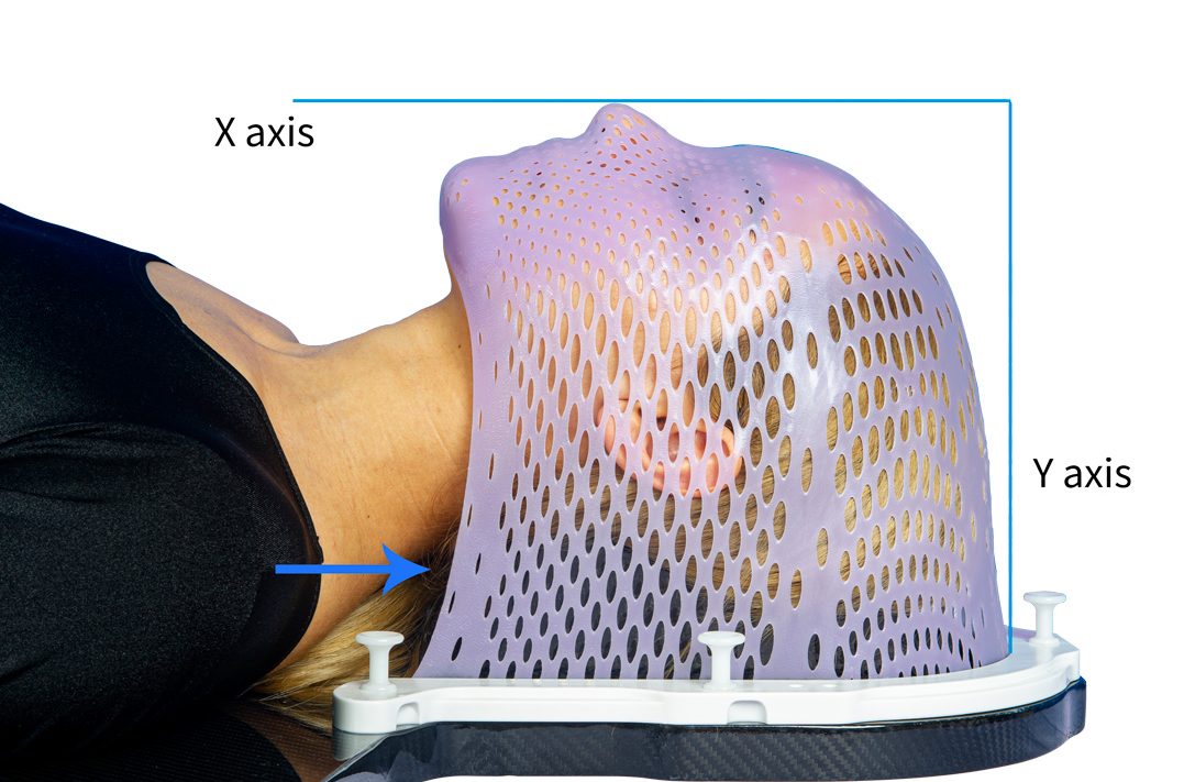 headrest for radiotherapy