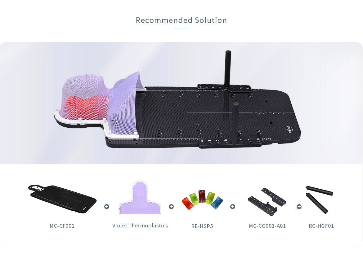 meicen positioning immobilization solutions for radiotherapy treatment