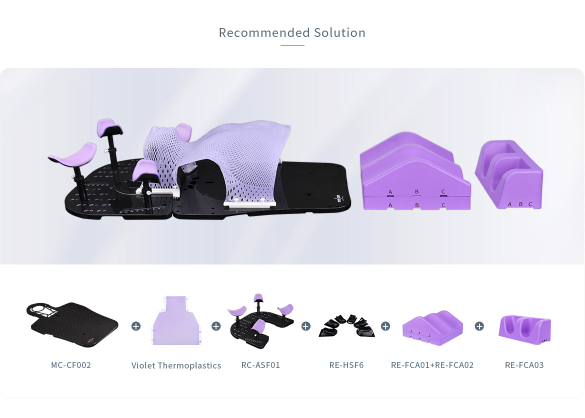 meicen c series head-shoulder-breastbaseplate solutions for radiotherapy treatment