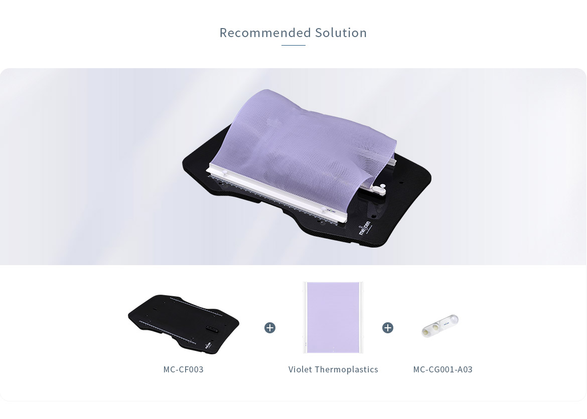 meicen patient pelvic immobilization solutions for radiotherapy treatment