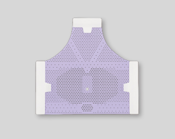 L-Type thermoplastic mask for radiation oncology