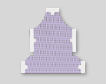 L type thermoplastic mask for radiation oncology